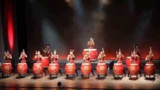 Manao Drums of China Power Girls [upl. by Asiuqram]