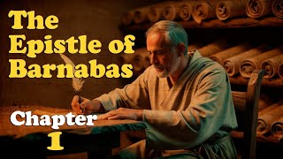 THE EPISTLE OF BARNABAS  Chapter 1  Audio amp Text [upl. by Htiduj328]