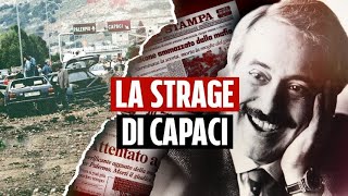 Strage di Capaci la ricostruzione dellattentato in cui perse la vita Giovanni Falcone [upl. by Tomkin]