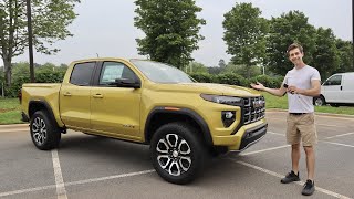 2023 GMC Canyon AT4 POV Start Up Test Drive Walkaround and Review [upl. by Monson]