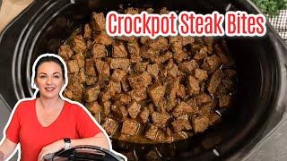 🥩Slow Cooker Cube Steak Melt in your Mouth Tender [upl. by Ysirhc]