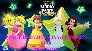 SMPJ  Peach Daisy Rosalina amp Paulines Star Reactions [upl. by Othelia6]