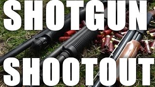 Mossberg 500 vs Remington 870 vs Benelli Nova Shotgun Shootout [upl. by Reh]