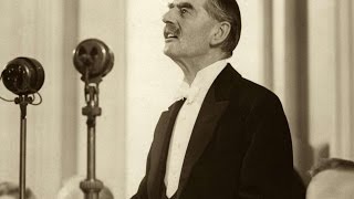 Neville Chamberlain  Speech at the Lord Mayors Banquet in Guildhall London  9 November 1938 [upl. by Naujud]