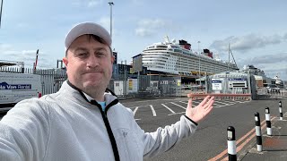 Travel Vlog Disembarking Disney DREAM Cruise Flying Logan Air Southampton to Edinburgh Airport [upl. by Gladis]