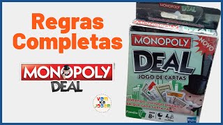 COMO JOGAR MONOPOLY DEAL  REGRAS COMPLETAS E DETALHADAS [upl. by Hilton]