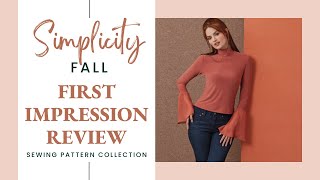 Review Simplicity 2024 Fall Sewing Patterns [upl. by Claybourne]