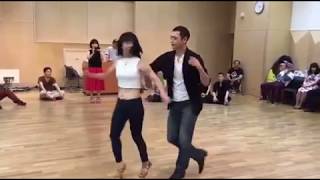 Taku amp Rie  Salsa demo Fragilidad 20170924 [upl. by Ennybor]