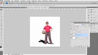 Video tutorial Photoshop crea un ombra realistica [upl. by Ardnuahc584]