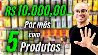 â€‹ðŸ”µ DESCUBRA OS 5 PRODUTOS QUE PODEM TE FAZER GANHAR R 1000000 POR MÃŠS [upl. by Anihta]