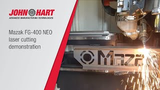 Mazak FG400 NEO  3D Fiber Laser Cutting Machine [upl. by Nowad919]