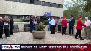 Ochsner St Mary Veterans Day Celebration [upl. by Charo854]