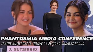 JANINE GUTIERREZ AT PHANTOSMIA MEDIA CONFERENCE IN VENICE WITH TEAM LAV JANINE IS INLOVE [upl. by Lirrehs43]