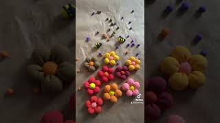 HOW TO make Polymer Clay flowers clay clayart clayflowerart clayflowertutorial polymerclay [upl. by Warren]