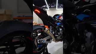 BMW M1000 RR Arrow Exhausted🔥🔥 shortvideo viralvideo shorts short subscribe shortsvideo [upl. by Becket]