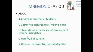 Indications for Urgent dialysis USMLE  PLAB  AMC [upl. by Beller]