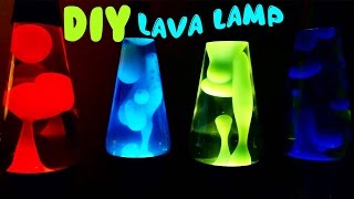 How to Make Lava Lamp Easy Step By Step DIY Tutorial Science Experiments [upl. by Aicenad]