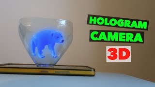 Turn your Smartphone into a 3D Hologram DIY hologram PROJECTOR [upl. by Monreal]