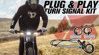 Tusk Plug and Play Turn Signal Kit  SurRon Light Bee X and Segway X160260 [upl. by Jarrid]