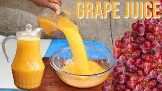 HOW TO MAKE GRAPE JUICE BY LEAH SCREEN   HEALTHY amp TASTY GRAPE JUICE RECIPE [upl. by Hopper663]