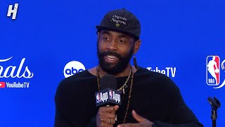 Kyrie Irving talks Game 1 Loss vs Celtics FULL Postgame Interview 🎤 [upl. by Isteb]