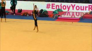 Salome Pazhava Georgia  Rhythmic Gymnastics World Championships [upl. by Kidd]