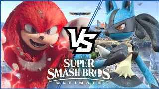 Knuckles vs Lucario Sonic vs Pokemon  Super Smash Bros Ultimate [upl. by Scevour]