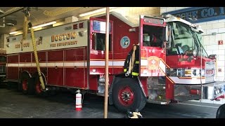 Boston Fire Ride Along with Rescue 1 [upl. by Bowles]