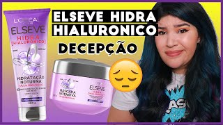 😔 ELSEVE HIDRA HIALURÔNICO Hidratação Noturna  Máscara de tratamento  LOréal Paris [upl. by Popelka496]