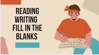 READING WRITING FILL IN THE BLANKS PTE [upl. by Regan]