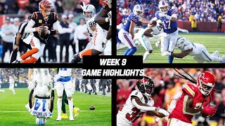 Every Week 9 Game Highlight [upl. by Horacio]