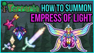 Terraria 14  Empress of Light  New Boss Showcase  ALL Drops [upl. by Mcgannon]