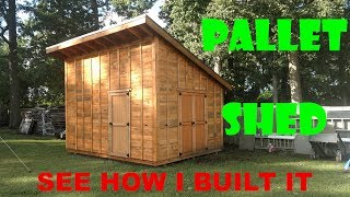 Pallet Shed  Workshop Build  Part 2 [upl. by Notnelc]