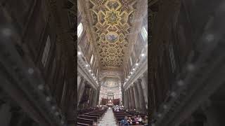 Basilica of Santa Maria in Trastevere in Rome italy [upl. by Sherilyn298]