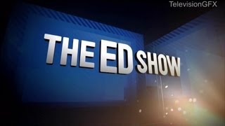 MSNBC The Ed Show Open and Graphics 2013 [upl. by Odnala]