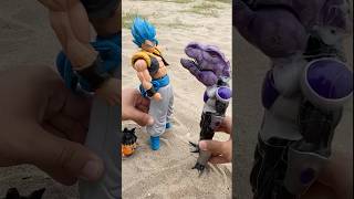 SSJB Gogeta turned into a Zombie by Frieza  Dragon Ball Toys [upl. by Nolyat412]