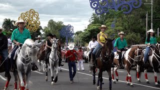 Tradicional desfile hípico en honor a Santo Domingo de Guzmán en Managua [upl. by Beaudoin]