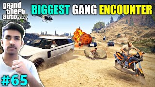 LOS SANTOS BIGGEST GANG ENCOUNTER  GTA V GAMEPLAY 65 [upl. by Diet]