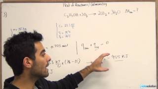 Chemistry I ∆Hrxn and Bomb Calorimetry Medium Lvl Question [upl. by Akila]