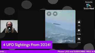 Four UFO  UAP Sightings 2024 Unbelievable Must See [upl. by Winnah]