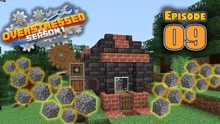 Easy Create Mod Cobblestone Generator  Overstressed SMP  Ep 9 Create Mod 032 [upl. by Lipps]