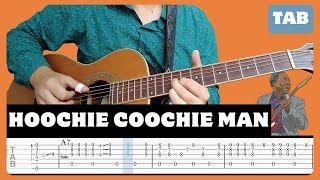 Muddy Waters  Hoochie Coochie Man  Guitar Tab  Lesson  Cover  Tutorial [upl. by Damita988]