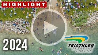 2024 Pleasant Prairie Triathlon Highlight [upl. by Penthea]