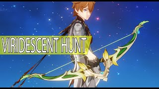 HOW TO GET VIRIDESCENT HUNT BOW Genshin Impact [upl. by Fosdick]