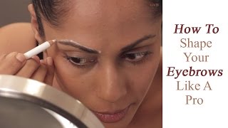 Eyebrow Basics  How To Find The Right Shape Of Your Eyebrows  Glamrs [upl. by Attenyt]