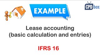 Example Lease accounting under IFRS 16 [upl. by Anircam]