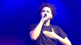 J Cole perform January 28th live in Tampa Bay Florida August 16 2015 2014 Forest Hills Drive Tour [upl. by Mandal]