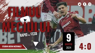 RAPID  FCSB 40  Filmul Jocului 30 [upl. by Yrro490]