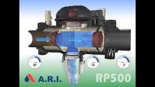 ARI RP500 Backflow Preventer in action  Problem  Back pressure and 2nd check valve leaking [upl. by Herta659]