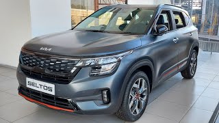 2023 Kia Seltos X Line Top Model Detailed Review FeaturesPrice Full Walkaround In Hindi [upl. by Adnahsal237]